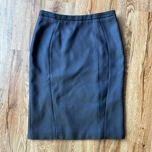 Giorgio Armani Navy Blue Italian Pencil Skirt